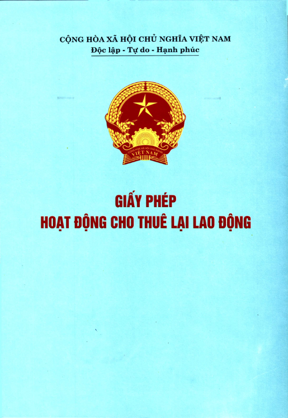 giấy phép hoạt động cho thuê lại lao động